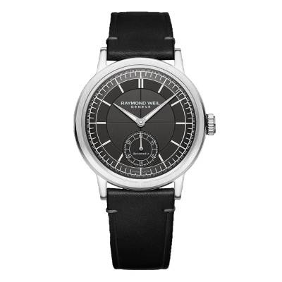 Millesime Small Seconds 39 mm Watch - Anthracite Dial - Raymond Weil