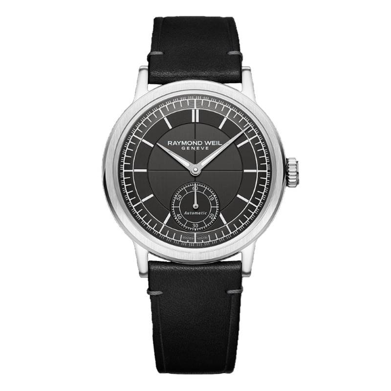 Millesime Small Seconds 39 mm Watch - Anthracite Dial - Raymond Weil