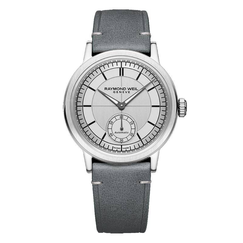 Millesime Small Seconds 39 mm Watch - Silver Dial - Raymond Weil