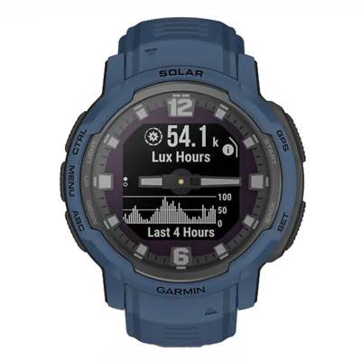 Montre Instinct Crossover Solar bleue 010-02730-02 - Garmin