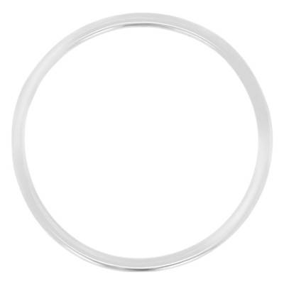Simply Circle 750/1000 White Gold Pendant - Ocarat