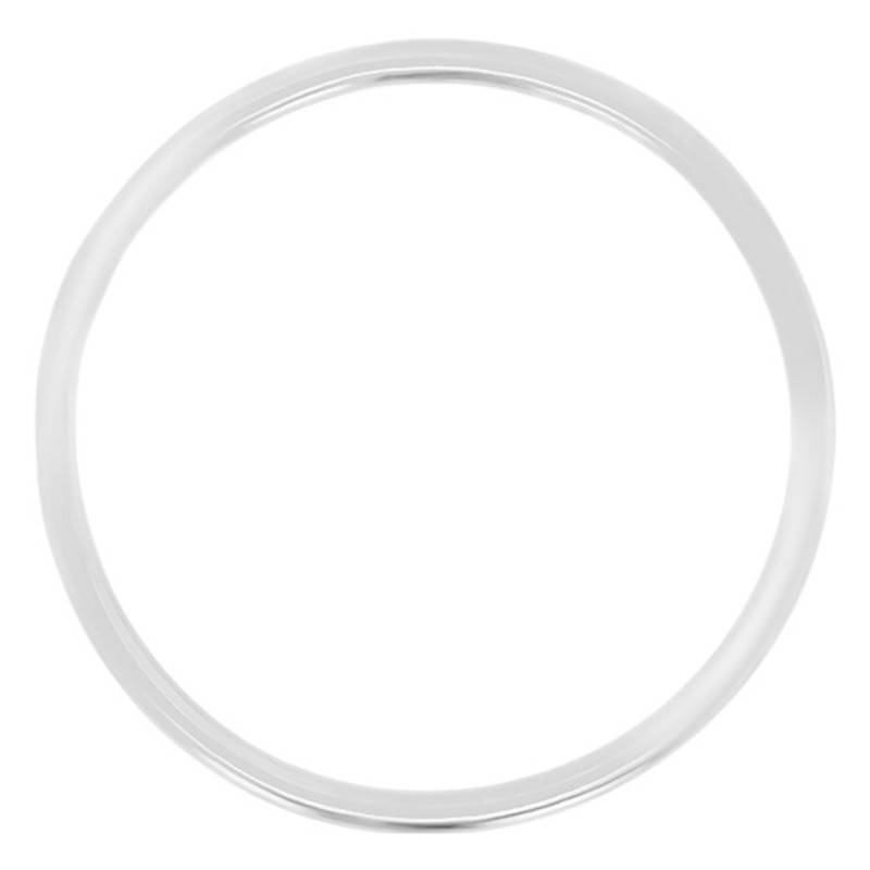 Simply Circle 750/1000 White Gold Pendant - Ocarat