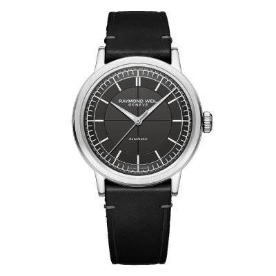 Millesime Central Seconds 39 mm Watch - Anthracite Dial - Raymond Weil