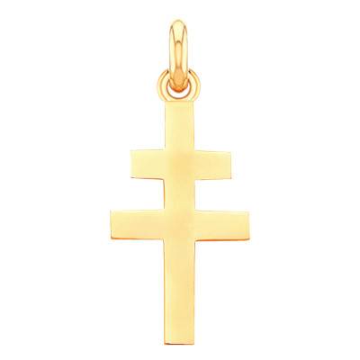 750 Yellow Gold Lorraine Cross - Becker