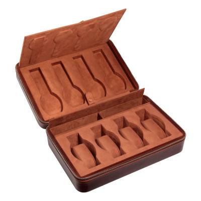 Black or Brown Leather 8-Watch Box - Bouveret - Bouveret