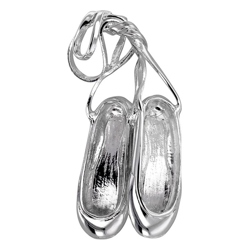 925 Silver Ballet Slippers Pendant - Artemis
