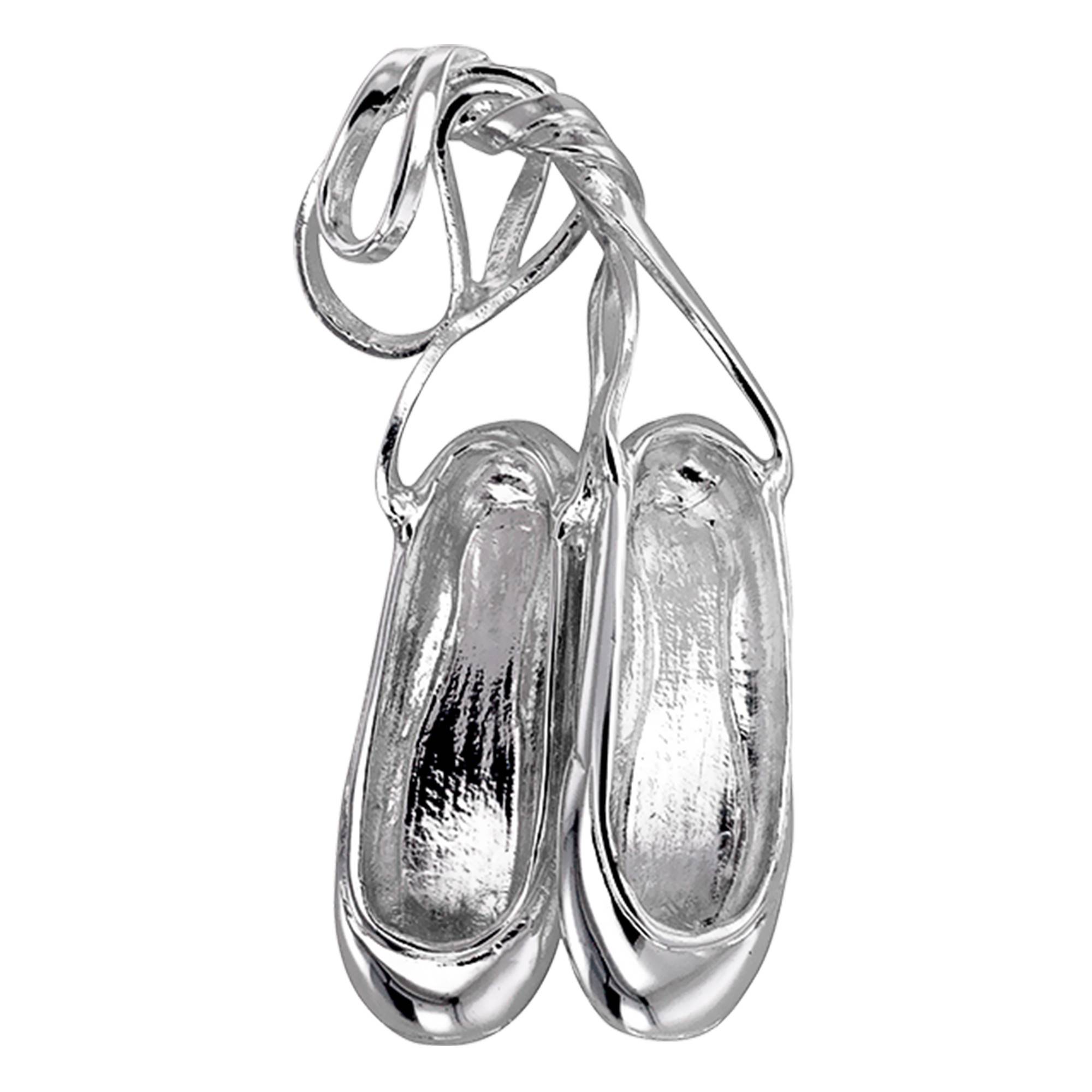 Charm Chaussons De Danse En Argent 925/1000 - Boîte à Bijoux, Neuf Avec étiquettes