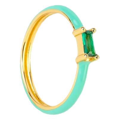 Bague Mint Annie Dorée - Aleyolé