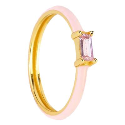 Bague Pink Annie Dorée - Aleyolé