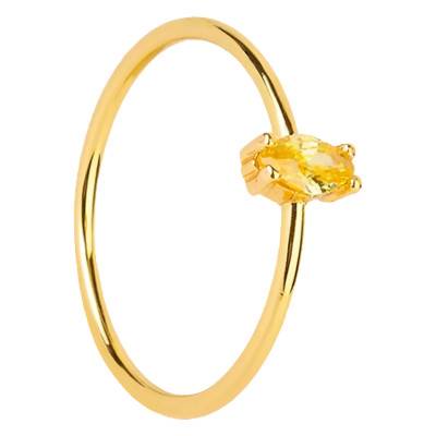 Bague Citron Eileen Dorée - Aleyolé