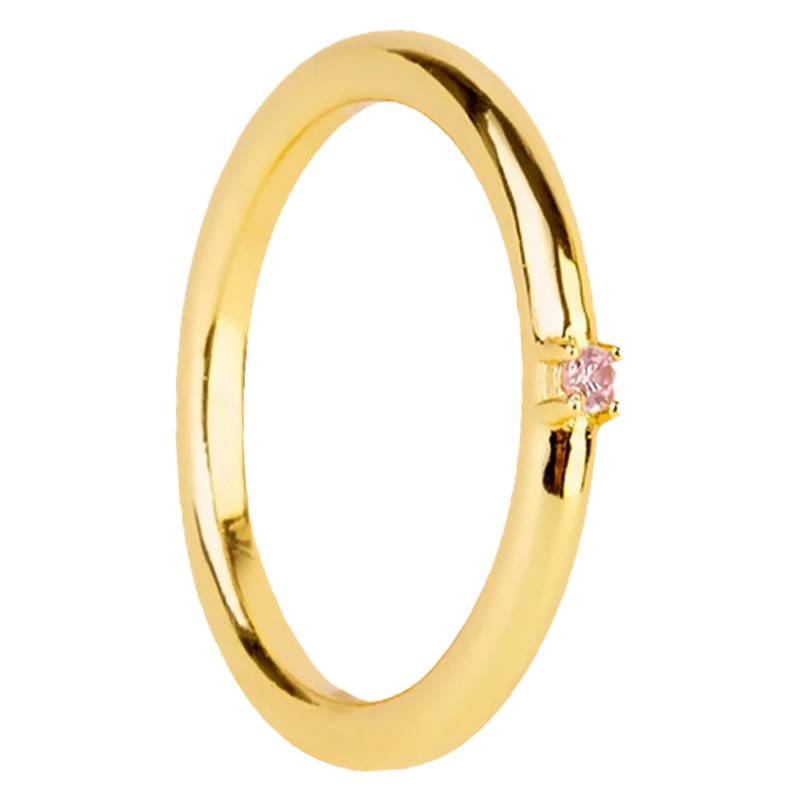 Gold-Plated Pink Prisma Ring - Aleyolé