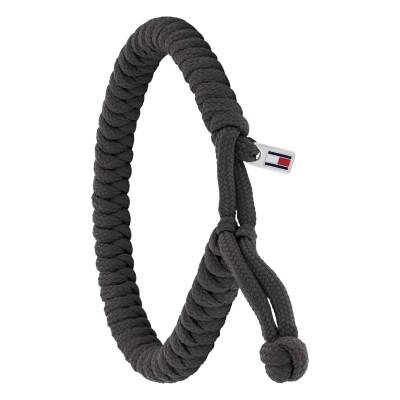 Bracelet Axel en Nylon Noir, Longueur 19 cm Ajustable - 2790593 - Tommy Hilfiger