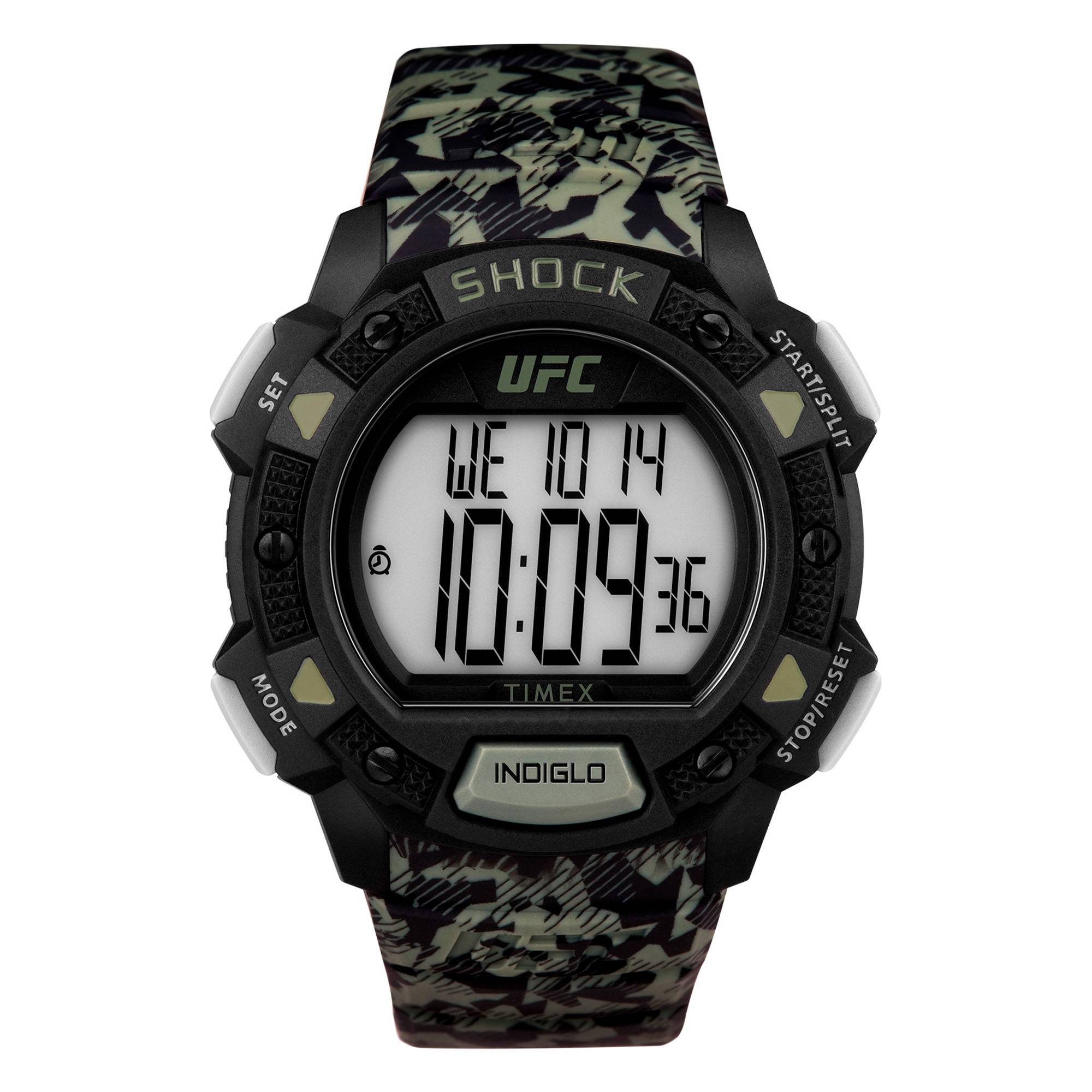 Montre Timex UFC Shock Coeur - Réf. TW4B27500, 45mm - Résistance à L'eau 100m - Neuve Avec étiquettes