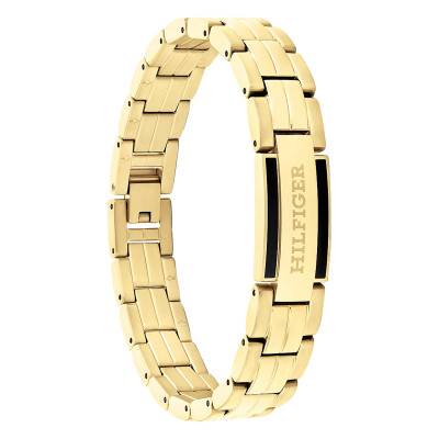 Gold-Tone Stainless Steel Parker Bracelet, Adjustable Length 19cm - 2790601 - Tommy Hilfiger