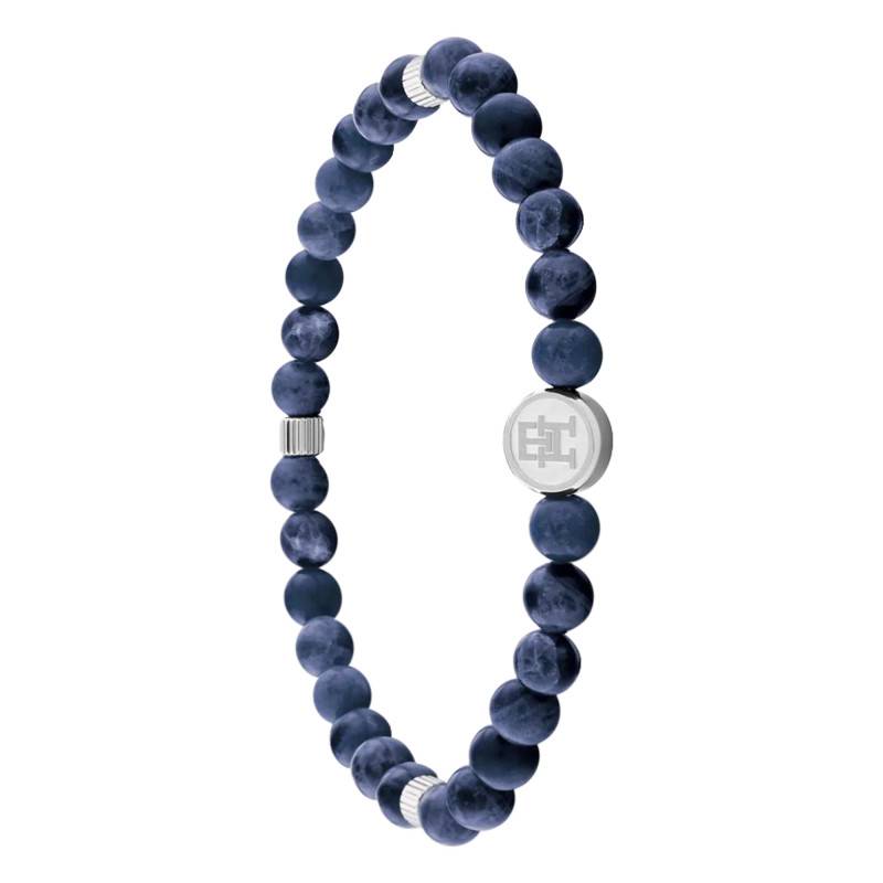 Steel & Sodalites Beads Bracelet, Length 18,50 cm - 2790608 - Tommy Hilfiger