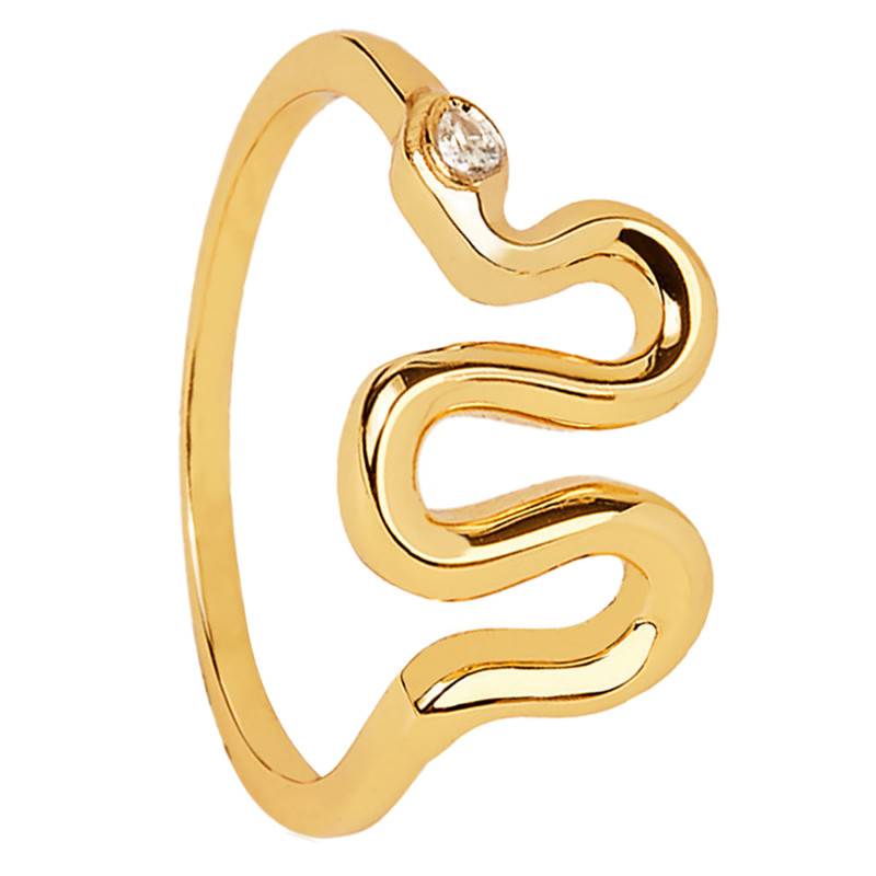 Gold Serpent's Kiss Ring - Aleyolé
