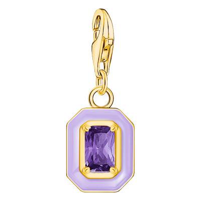 Pendentif Charmista As we Dream Octogonal en Plaqué Or & Zircone - 2034-565-13 - Thomas Sabo