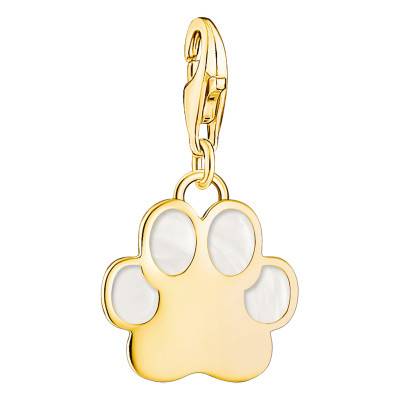Charmista As We Dream Gold-Plated Dog Paw Pendant - 2014-427-39 - Thomas Sabo