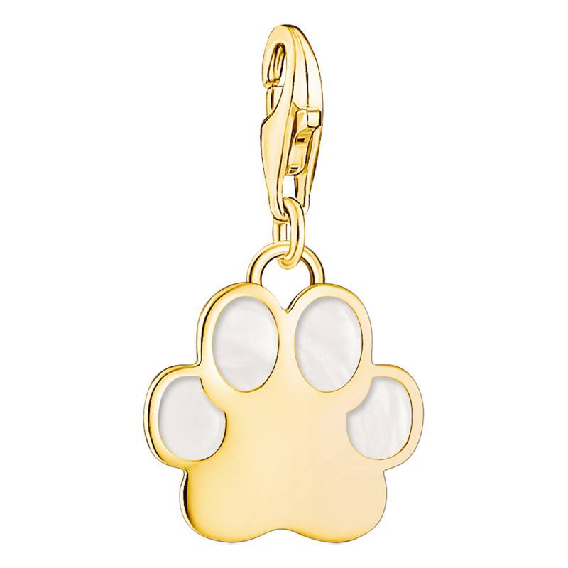 Charmista As We Dream Gold-Plated Dog Paw Pendant - 2014-427-39 - Thomas Sabo