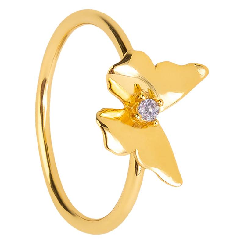 Gold-Plated Butterfly Ring - Aleyolé