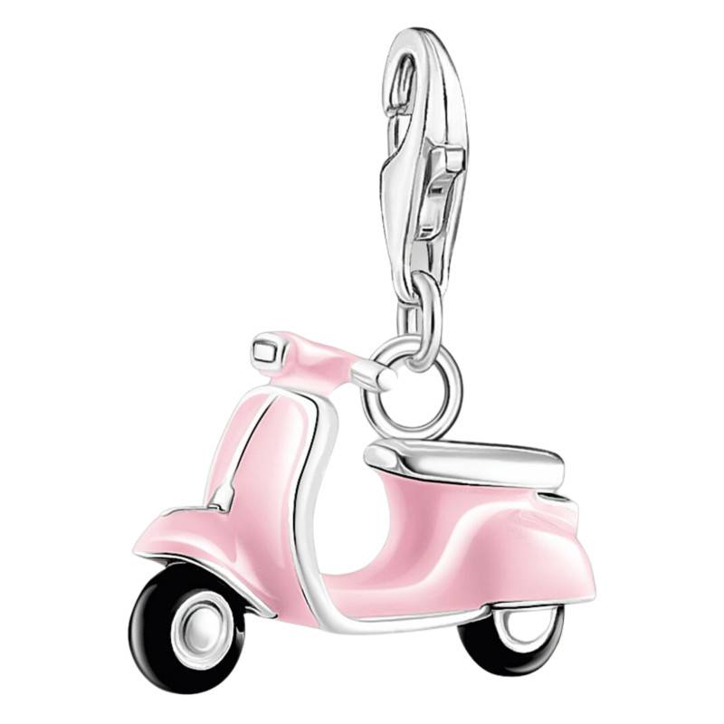 925 Silver Pink Scooter Charm Pendant - 1992-007-9 - Thomas Sabo