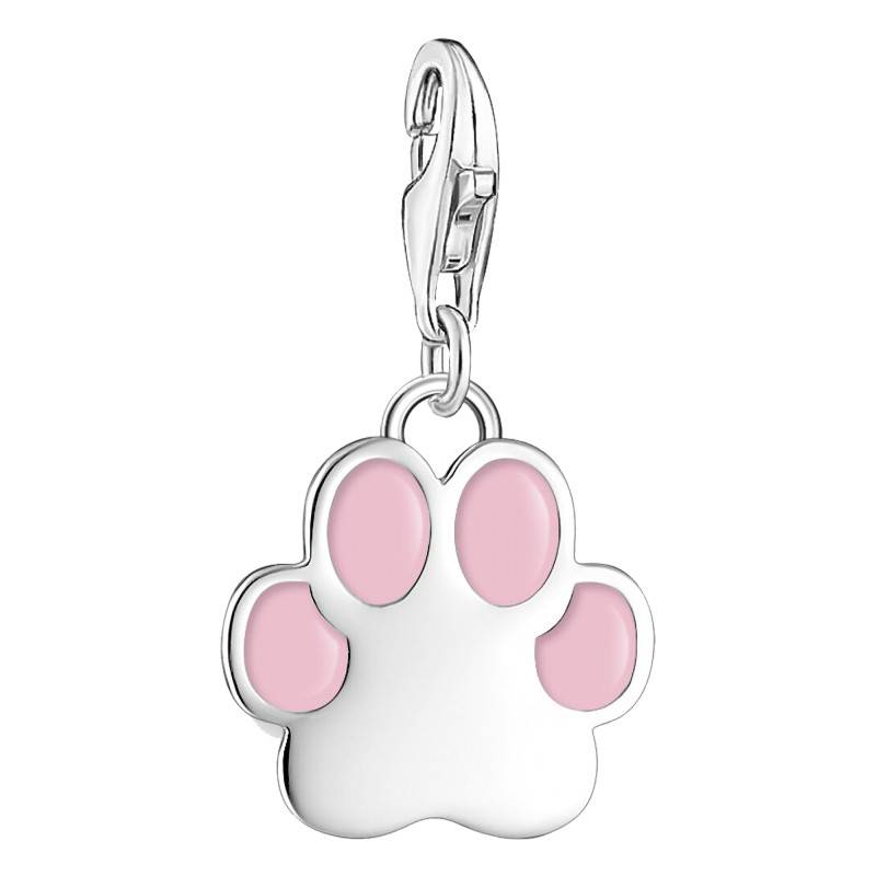 925 Silver Pink Paw Charm Pendant - 2015-007-9 - Thomas Sabo