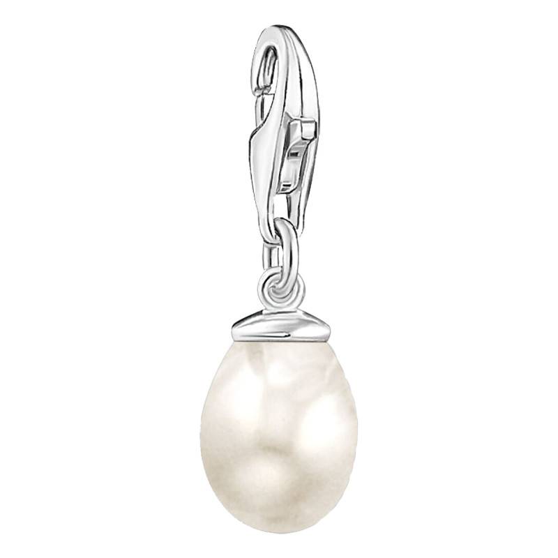925 Silver White Cultured Pearl Charm Pendant - 1997-082-14 - Thomas Sabo
