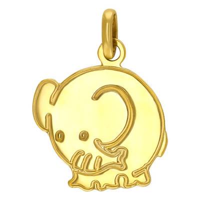 Pendentif Éléphanteau Or Jaune 375 ou 750 - Rosatella
