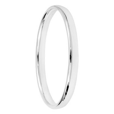 925 Silver Hallier Bangle Bracelet, Diameter 2 mm to 6 mm - Clio Blue