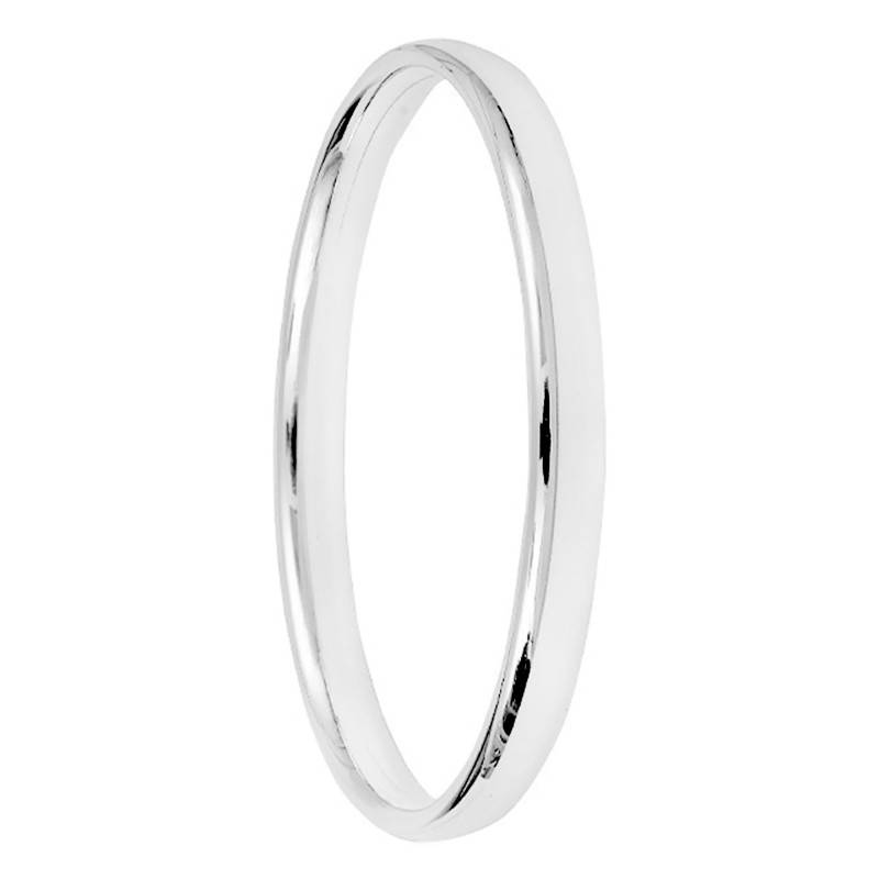 925 Silver Hallier Bangle Bracelet, Diameter 2 mm to 6 mm - Clio Blue