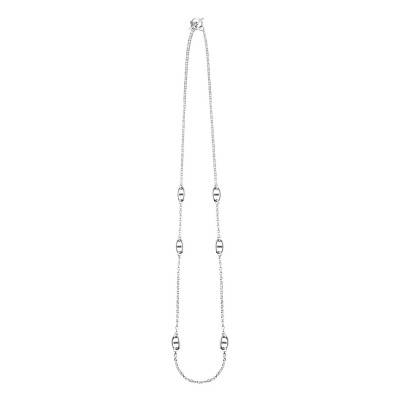 925 Silver Opera Necklace, 88 cm Length - Clio Blue