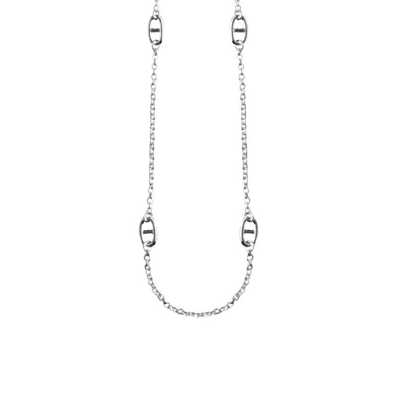 925 Silver Opera Necklace, 88 cm Length - Clio Blue