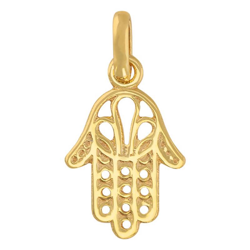 Yellow Gold 375 or 750 Hand of Fatima Pendant - Rosatella