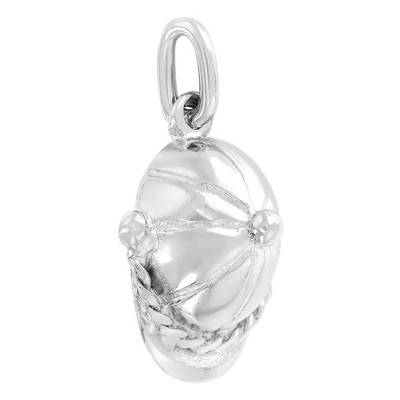 925 Silver Hockey Helmet Pendant - Vandona