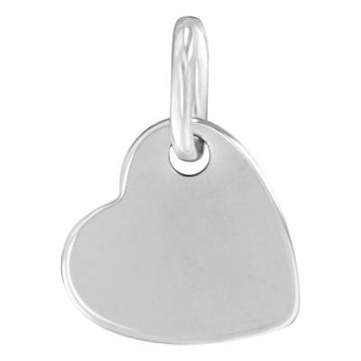 Customizable 925 Silver Heart Pendant - Naïades