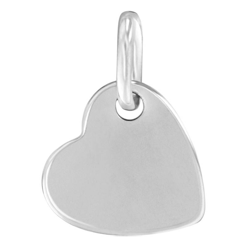 Customizable 925 Silver Heart Pendant - Naïades
