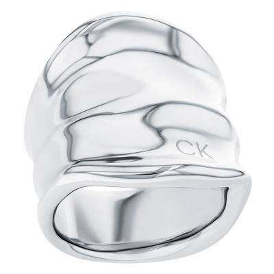 Elemental Stainless Steel Ring - 35000645D - Calvin Klein