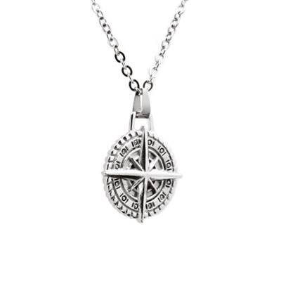 Cap Horn Stainless Steel Necklace, Adjustable Length 55 cm - HP0880 - Rochet
