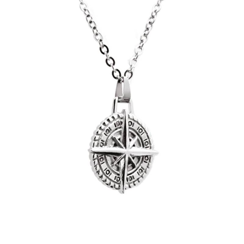 Cap Horn Stainless Steel Necklace, Adjustable Length 55 cm - HP0880 - Rochet