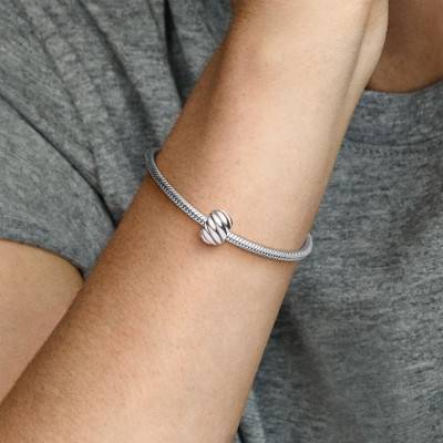 925 Silver Feather Clip Charm - Pandora