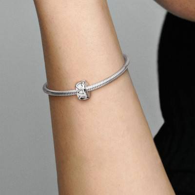 925 Silver Crown of Hearts Charm Clip - Pandora