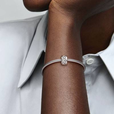 925 Silver Tied Hearts Clip Charm - Pandora