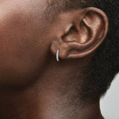 Créoles Enveloppantes Scintillantes, Argent 925 - Pandora