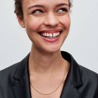 Collier Chaîne Infini en Métal Doré, Longueur 50 cm - Pandora