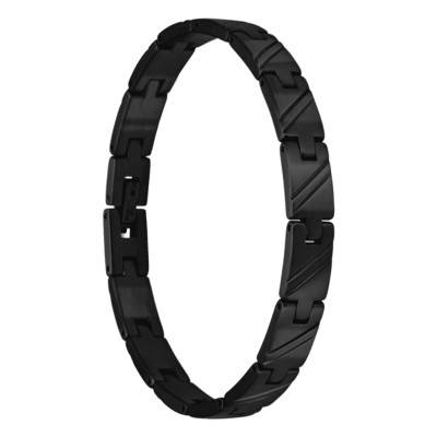 Black Stainless Steel Dear Bracelet, 21 cm - HB7481 - Rochet