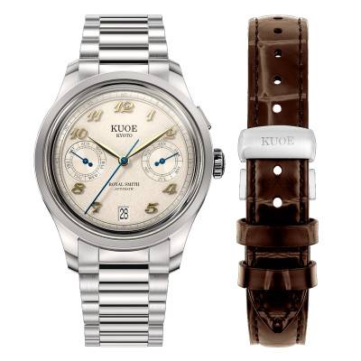 Royal Smith 90-010 Automatic Ivory x Grainy Finish Dial Watch rs90010-iv-grainy - Kuoe Kyoto