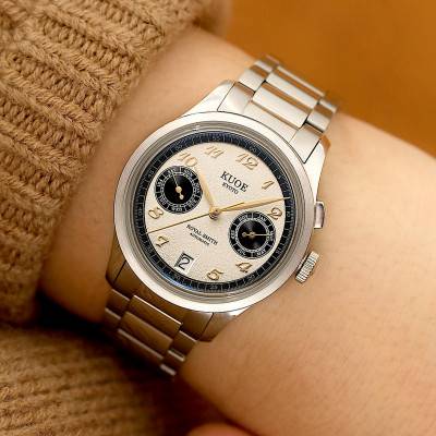 Royal Smith 90-010 Automatic Panda x Grainy Finish Dial Watch rs90010-pa-grainy - Kuoe Kyoto