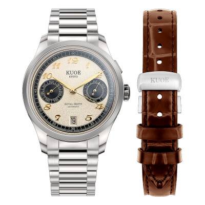 Royal Smith 90-010 Automatic Panda x Grainy Finish Dial Watch rs90010-pa-grainy - Kuoe Kyoto
