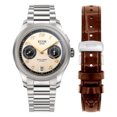 Royal Smith 90-010 Automatic Panda x Vertical Brushed Dial Watch rs90010-pa-vertical - Kuoe Kyoto