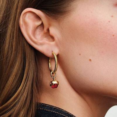 Gold-Plated Disney Villain Evil Queen Poison Apple Pendant Charm - Pandora